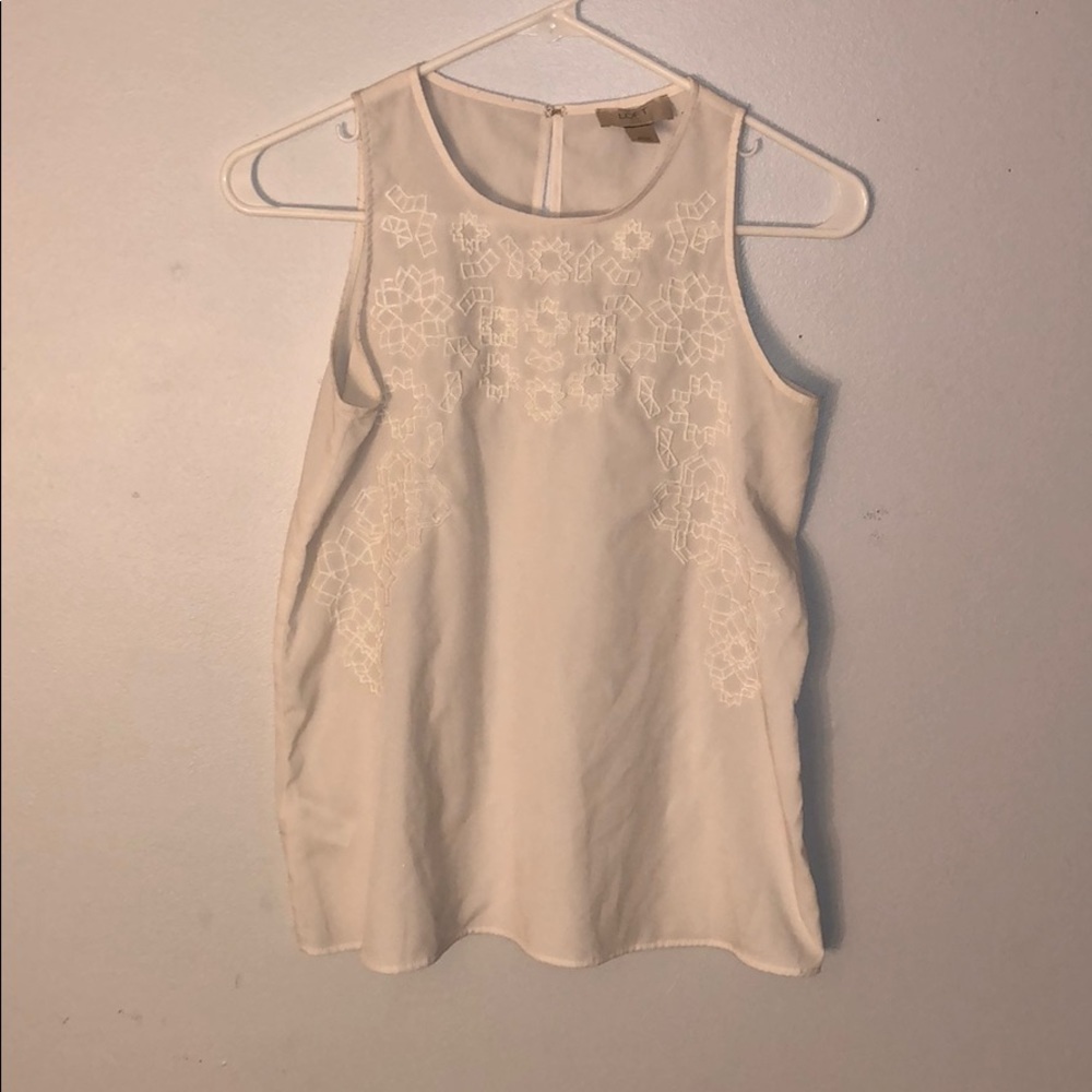 White tank top